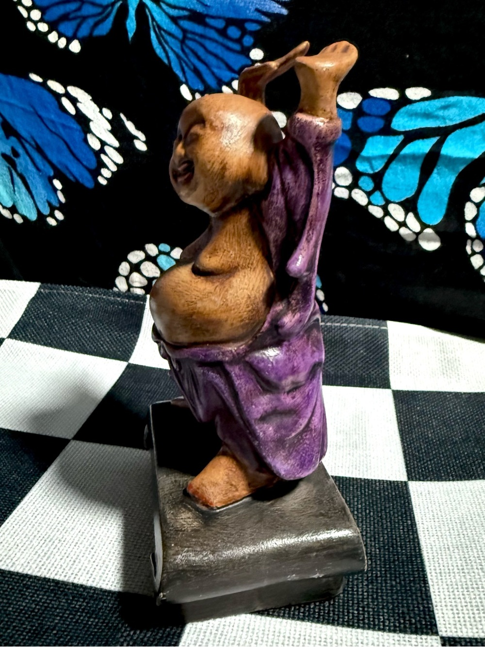 Vintage 1960s Eastern Enlightenment Buddha Altar Statue - Picture 5 of 10